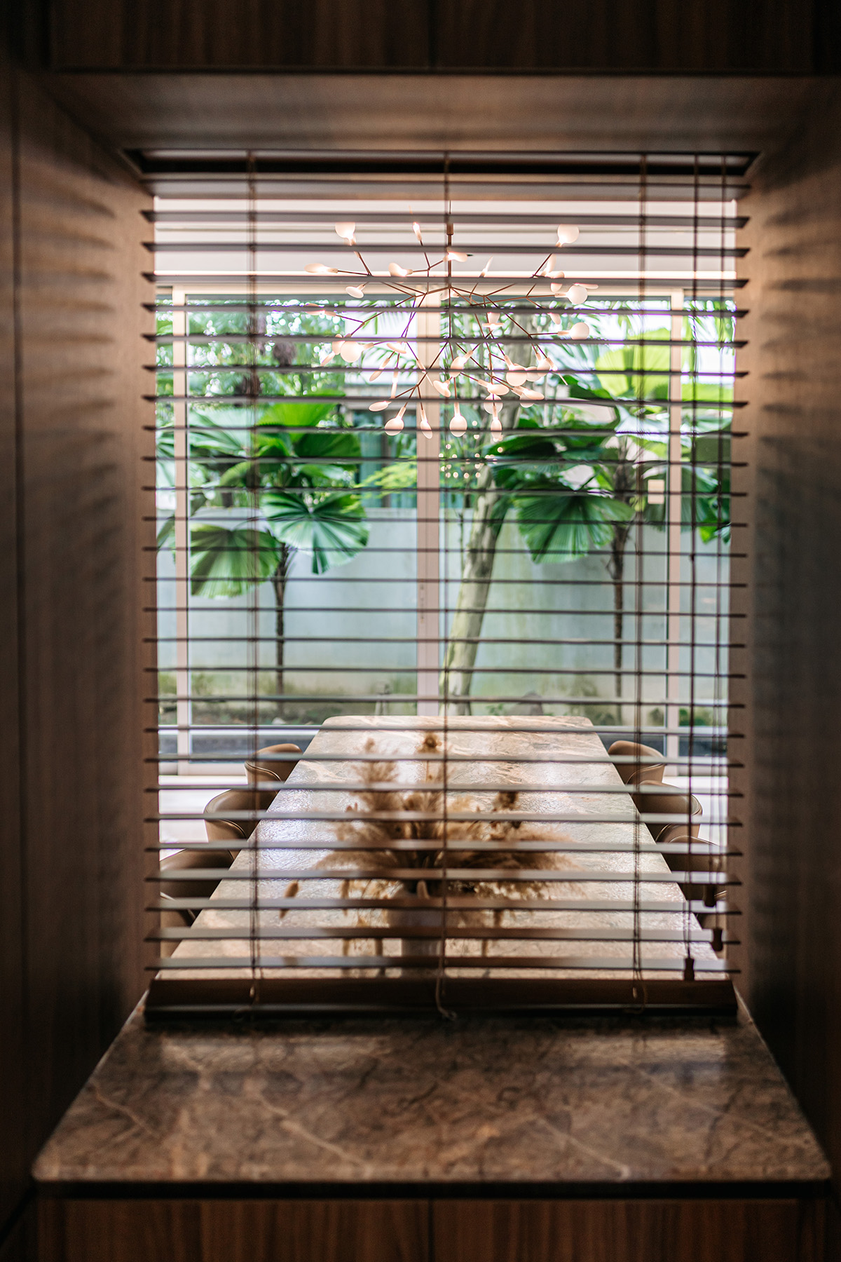 A refined corner of the House of Camellia, finished for a family that hosts