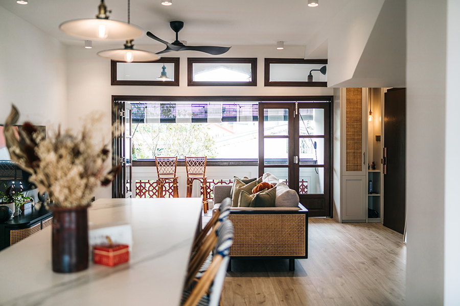 House of Nostalgia, a walk-up apartment with a tropical south-east Asian influence