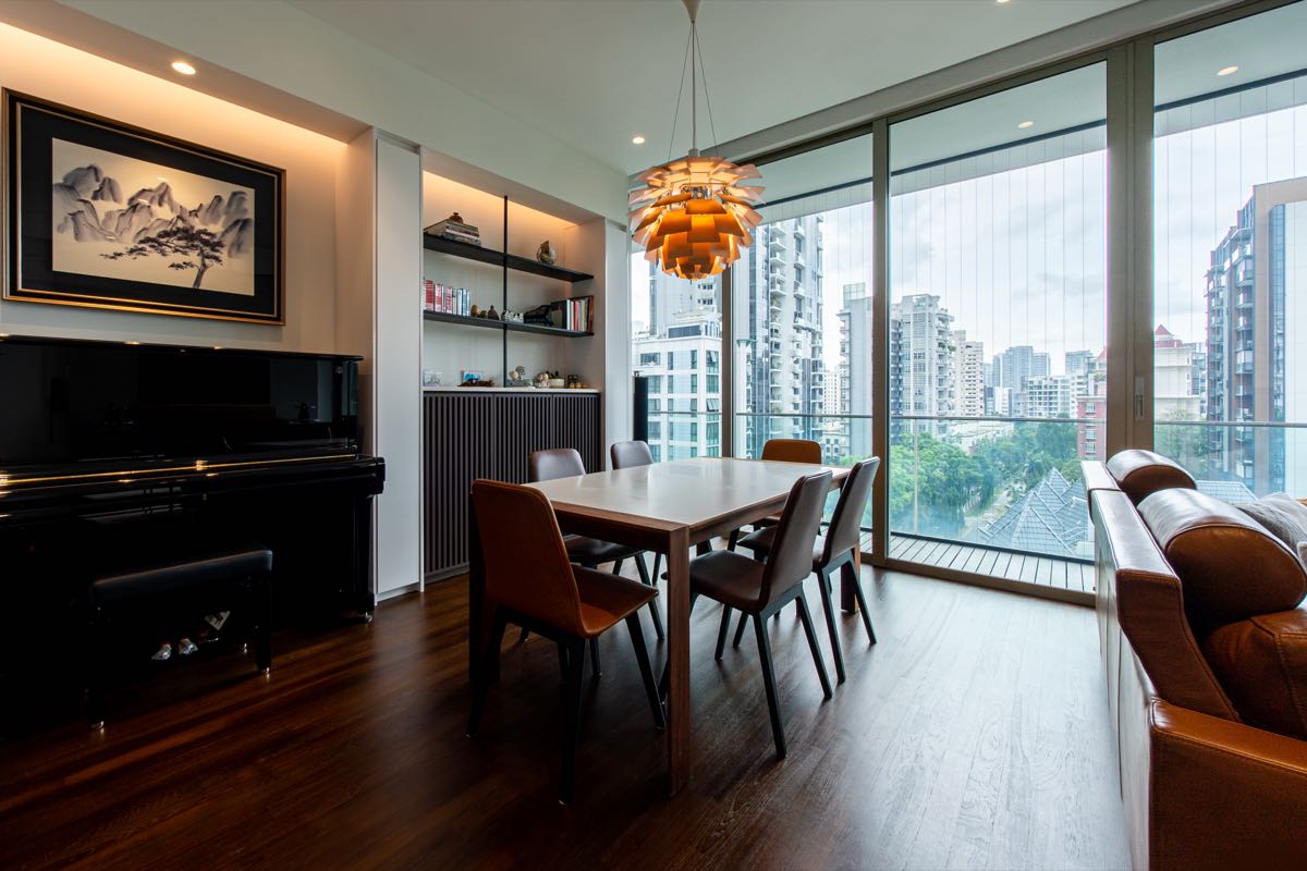 House of Symmetry, a District 10 apartment for an audiophile family