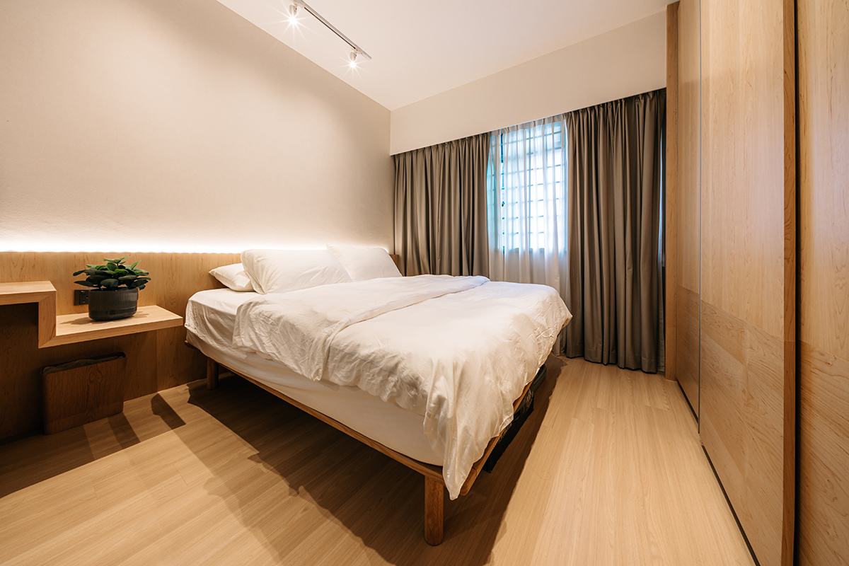 Soft daylight falling across a pared-back interior in the House of Zen