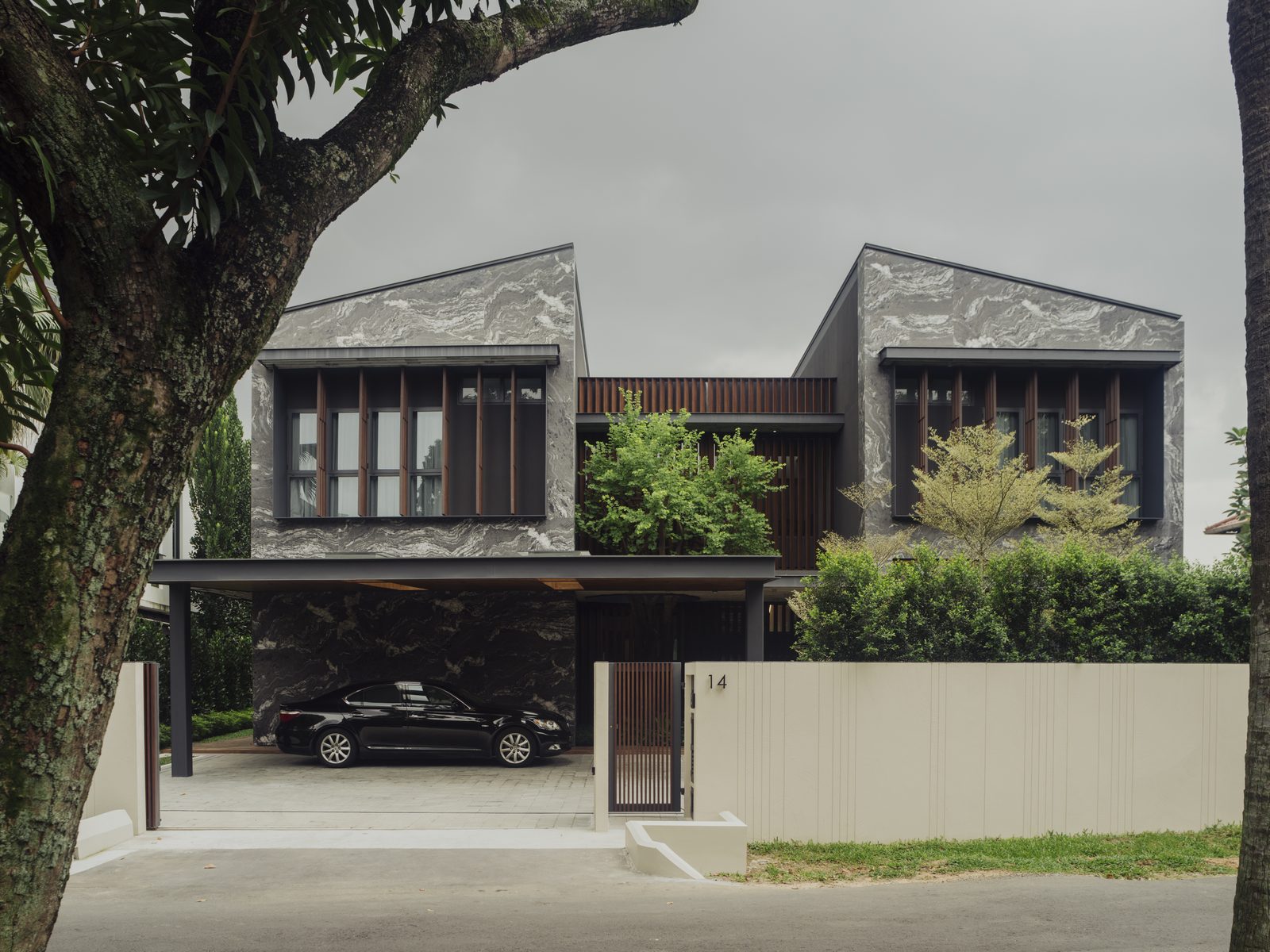 Quarry of Qi, a landed home in marble and timber by Quod Architects