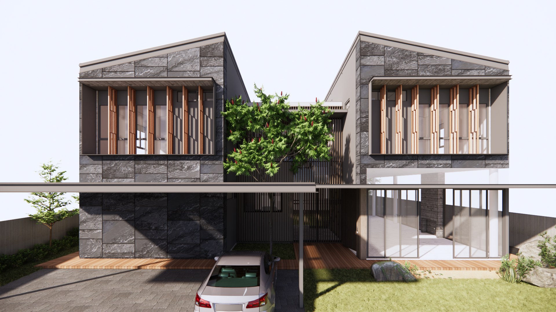 Quarry of Qi, a paired residential interior project