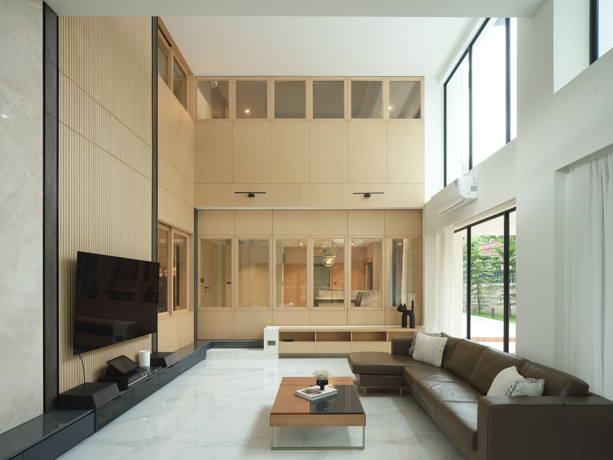 The Twin House, a pair of mirrored landed homes