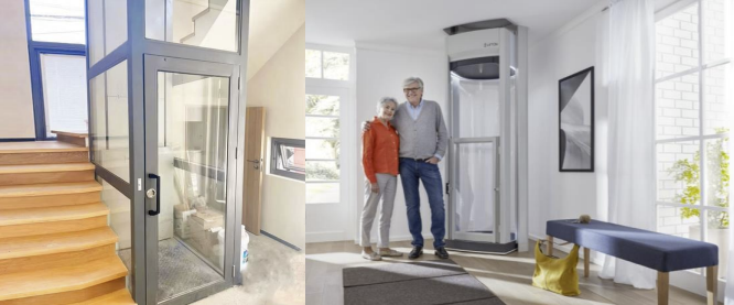 Single-level living arrangement keeping essential spaces on one floor